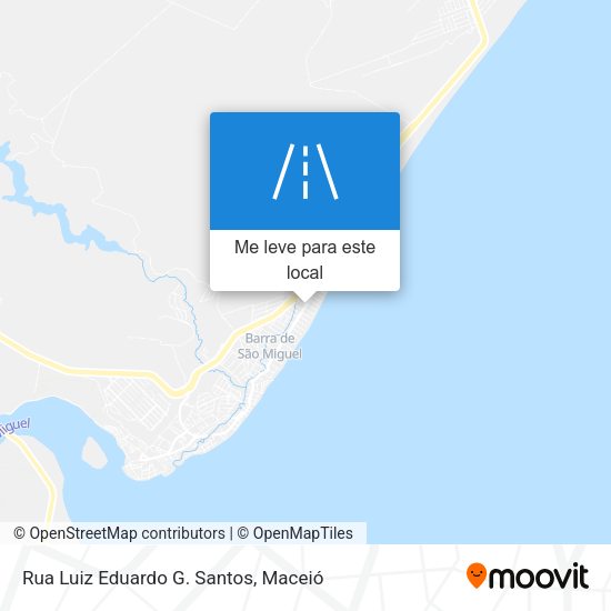Rua Luiz Eduardo G. Santos mapa