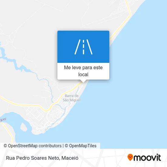 Rua Pedro Soares Neto mapa