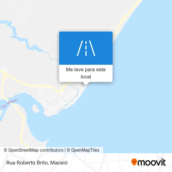 Rua Roberto Brito mapa