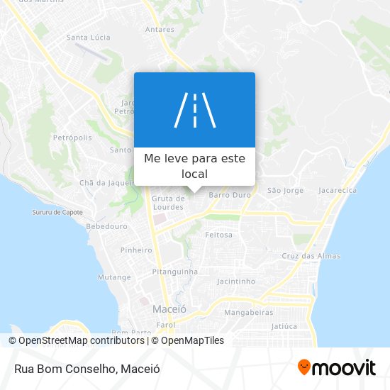 Rua Bom Conselho mapa