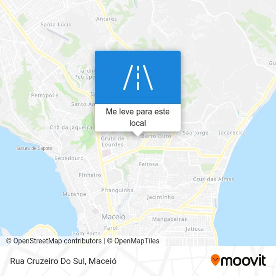 Rua Cruzeiro Do Sul mapa