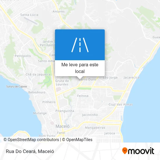 Rua Do Ceará mapa