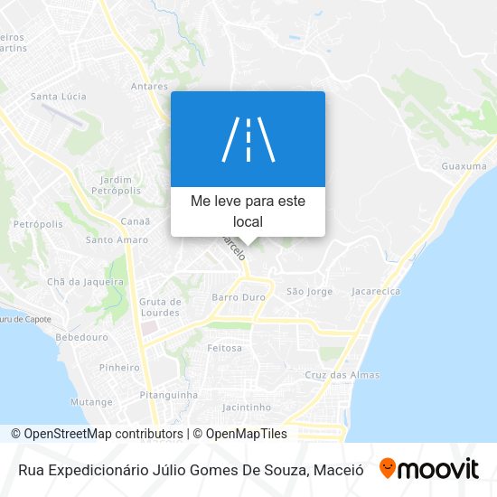 Rua Expedicionário Júlio Gomes De Souza mapa