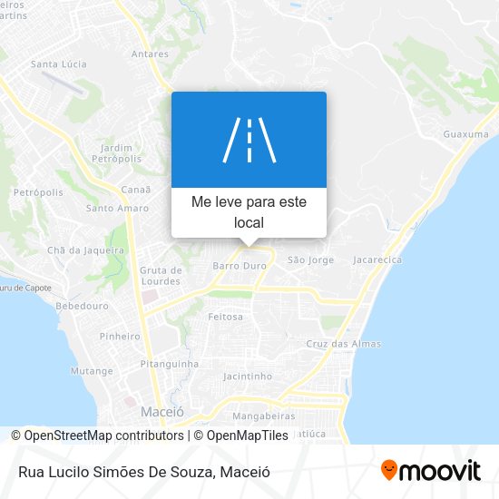 Rua Lucilo Simões De Souza mapa