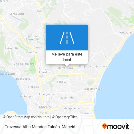 Travessa Alba Mendes Falcão mapa