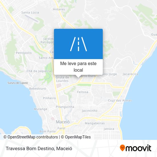 Travessa Bom Destino mapa