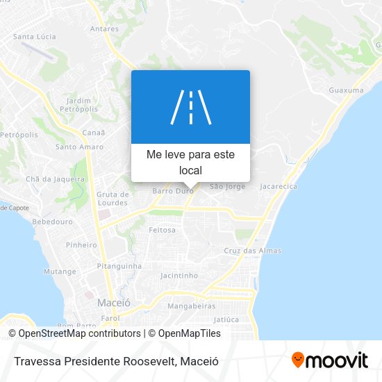 Travessa Presidente Roosevelt mapa