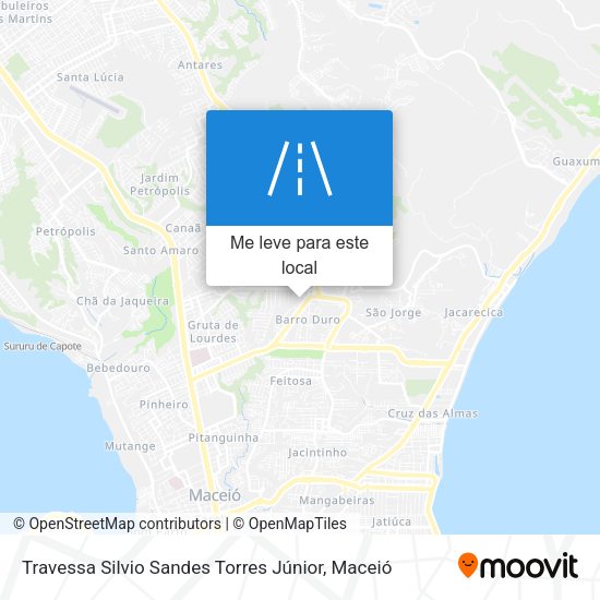 Travessa Silvio Sandes Torres Júnior mapa