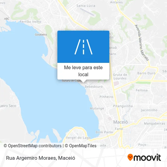 Rua Argemiro Moraes mapa