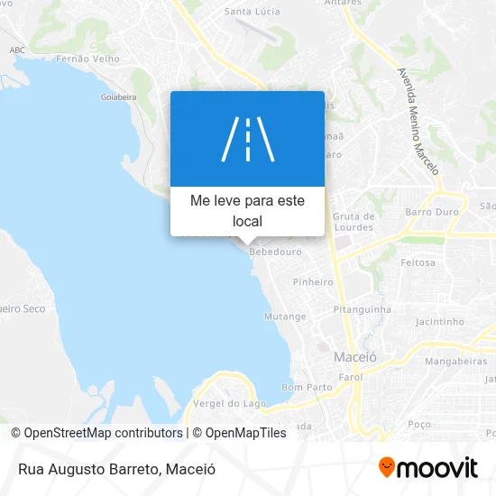 Rua Augusto Barreto mapa