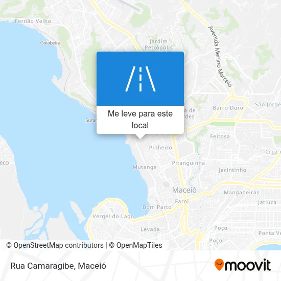 Rua Camaragibe mapa