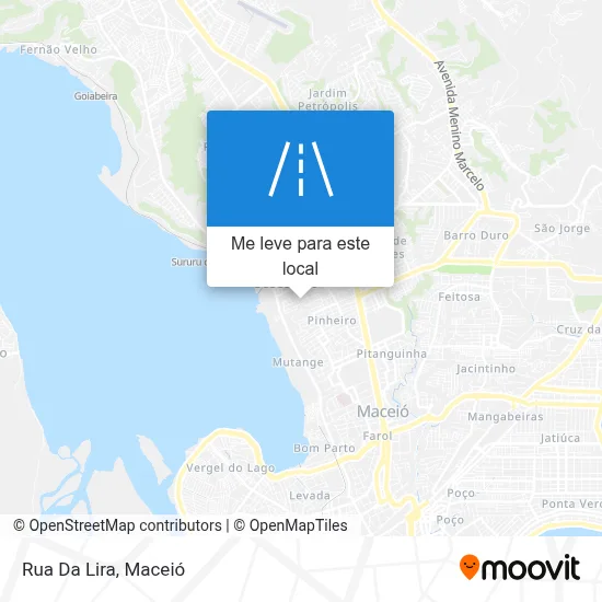 Rua Da Lira mapa