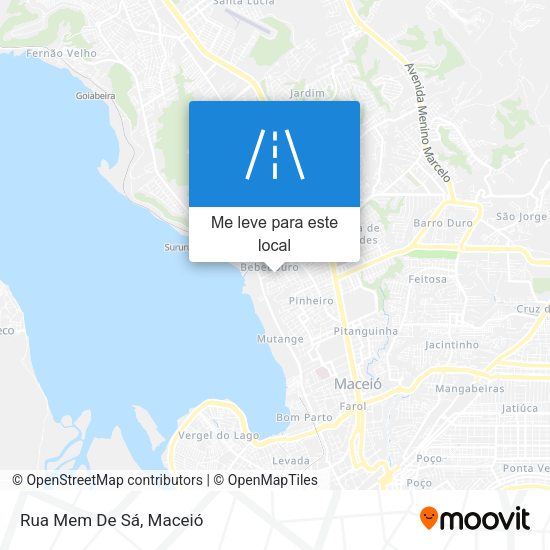 Rua Mem De Sá mapa