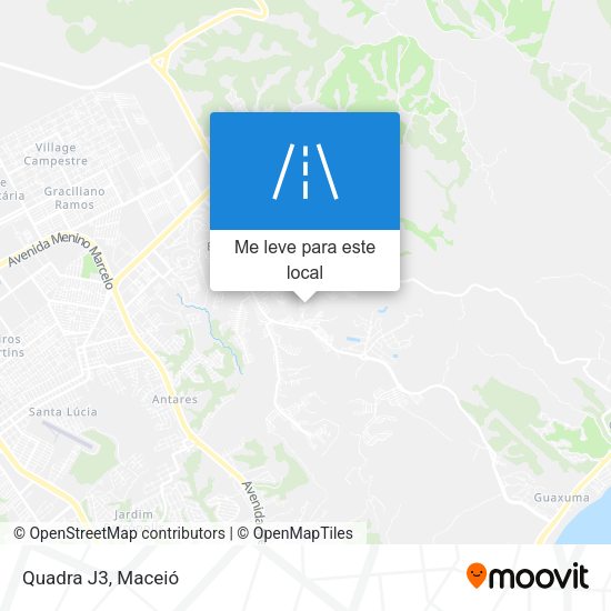 Quadra J3 mapa