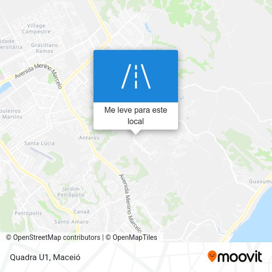 Quadra U1 mapa