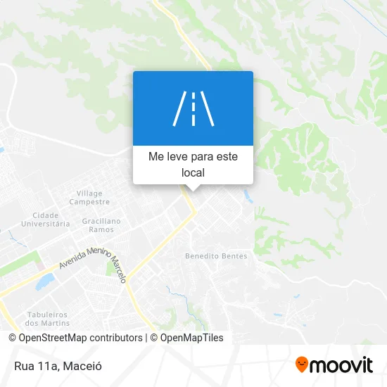 Rua 11a mapa