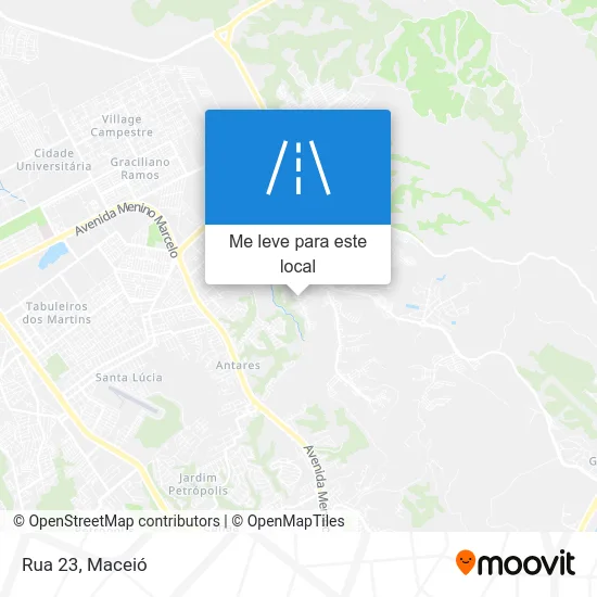 Rua 23 mapa