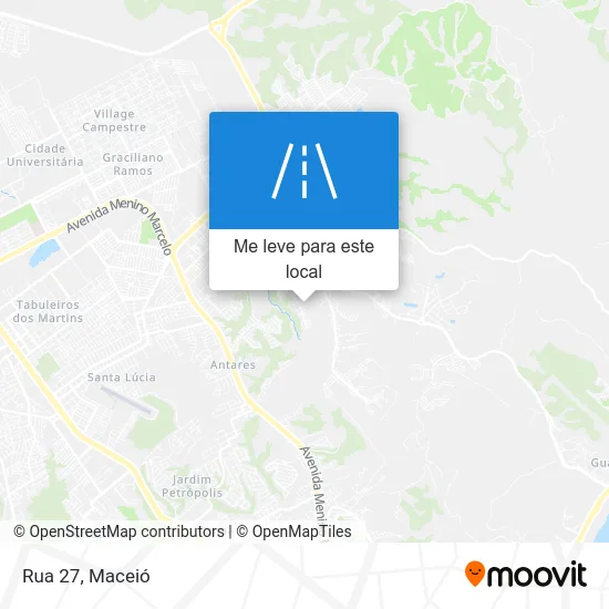 Rua 27 mapa