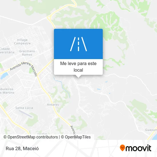 Rua 28 mapa