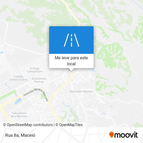 Rua 8a mapa