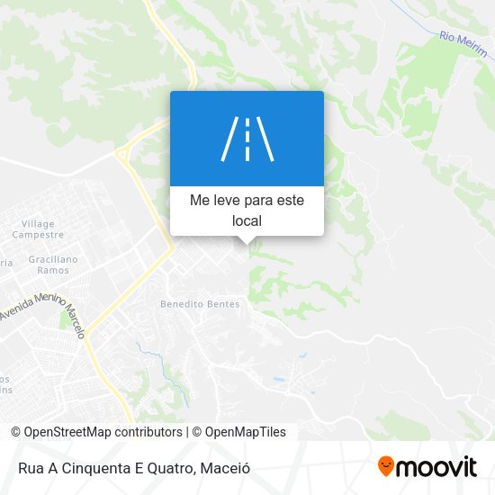 Rua A Cinquenta E Quatro mapa