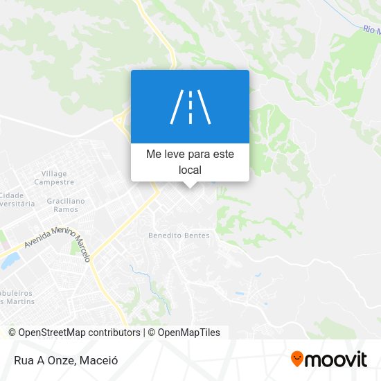 Rua A Onze mapa
