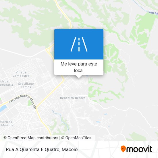 Rua A Quarenta E Quatro mapa
