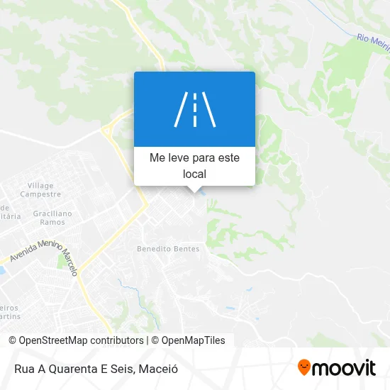 Rua A Quarenta E Seis mapa