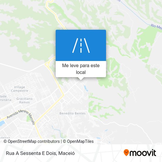 Rua A Sessenta E Dois mapa