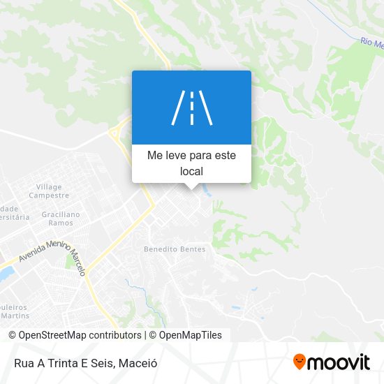 Rua A Trinta E Seis mapa