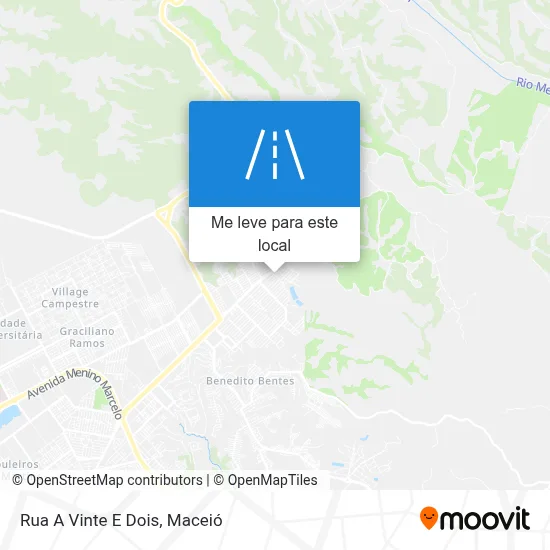 Rua A Vinte E Dois mapa