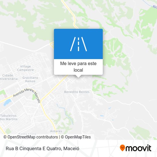 Rua B Cinquenta E Quatro mapa