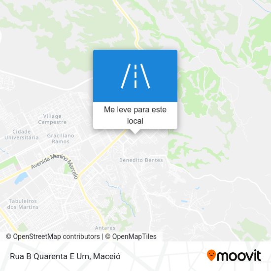 Rua B Quarenta E Um mapa