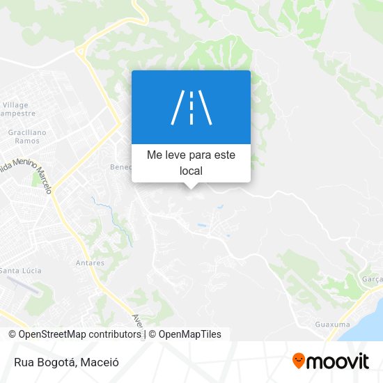 Rua Bogotá mapa