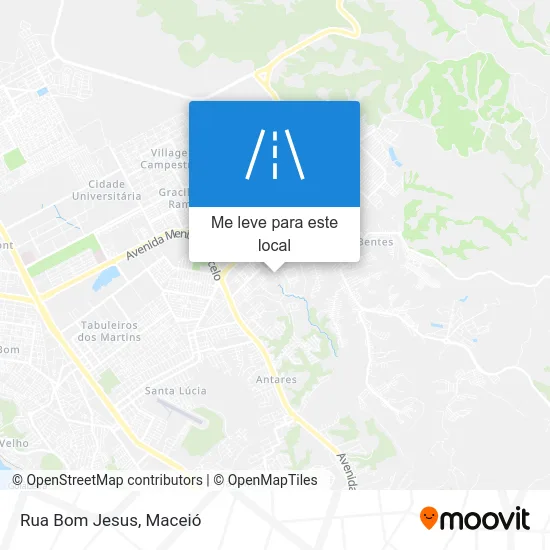 Rua Bom Jesus mapa