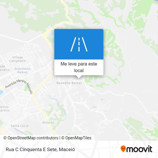 Rua C Cinquenta E Sete mapa