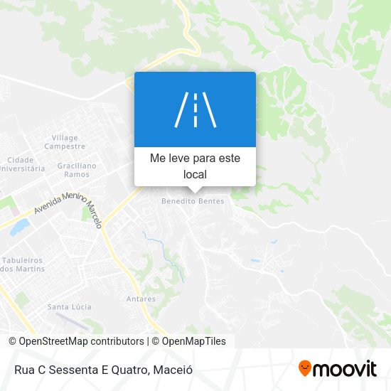 Rua C Sessenta E Quatro mapa