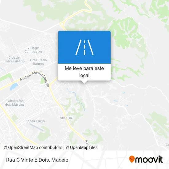 Rua C Vinte E Dois mapa