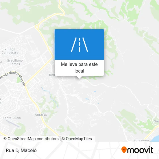 Rua D mapa