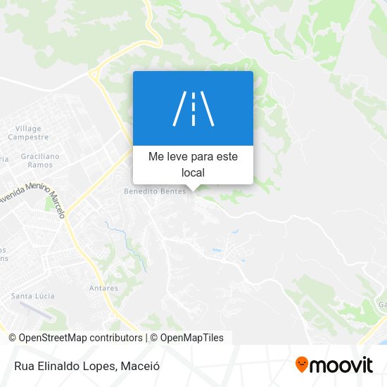 Rua Elinaldo Lopes mapa