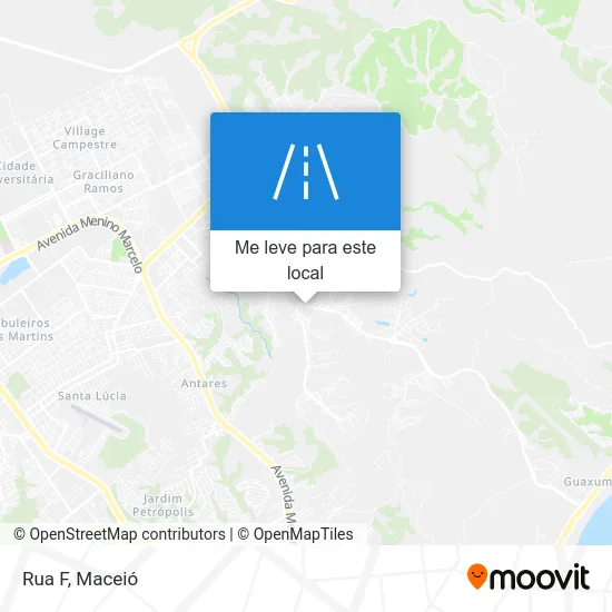 Rua F mapa
