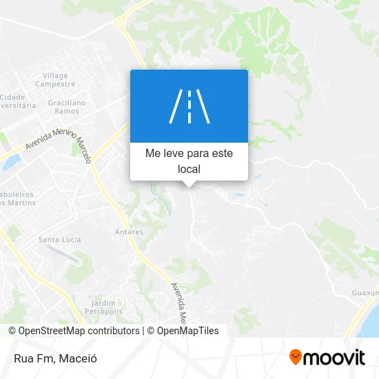 Rua Fm mapa