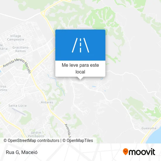 Rua G mapa