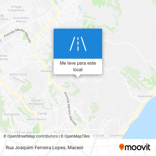 Rua Joaquim Ferreira Lopes mapa