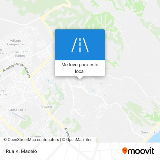 Rua K mapa