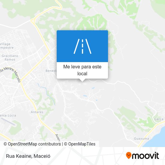 Rua Keaine mapa