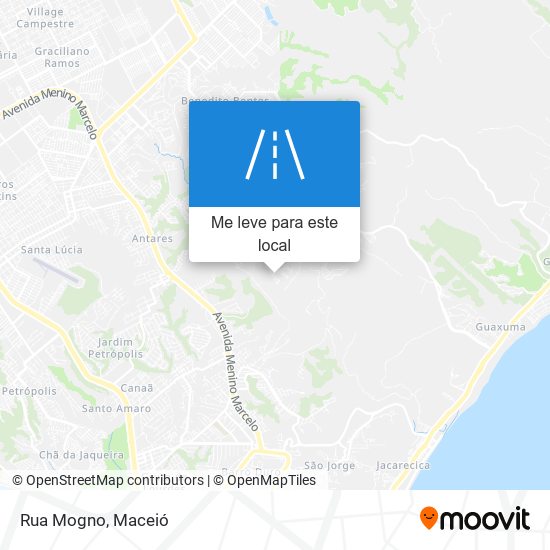 Rua Mogno mapa