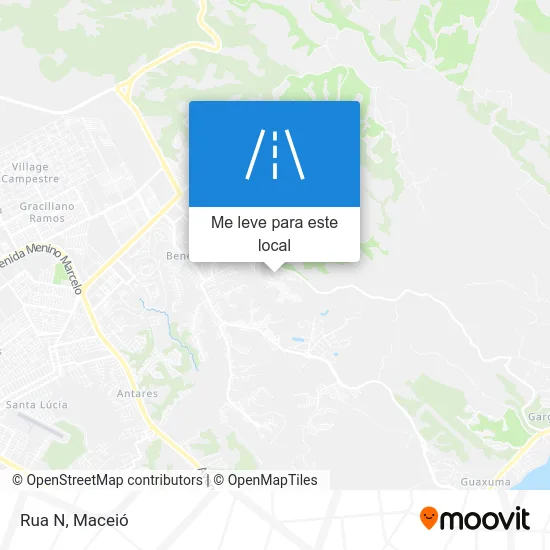 Rua N mapa