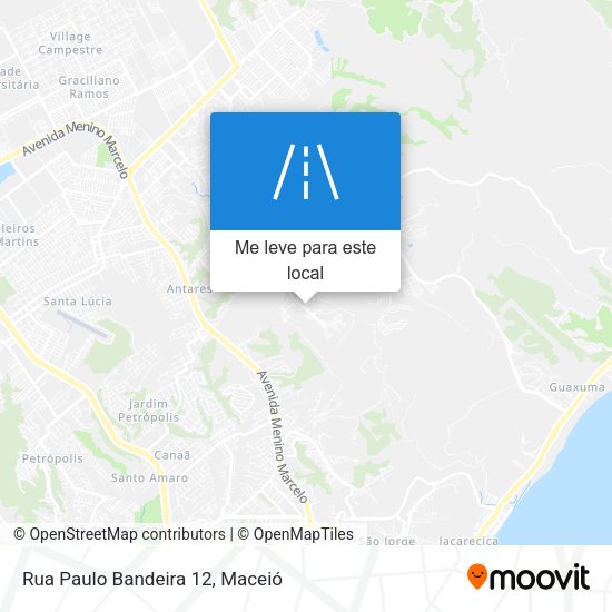 Rua Paulo Bandeira 12 mapa