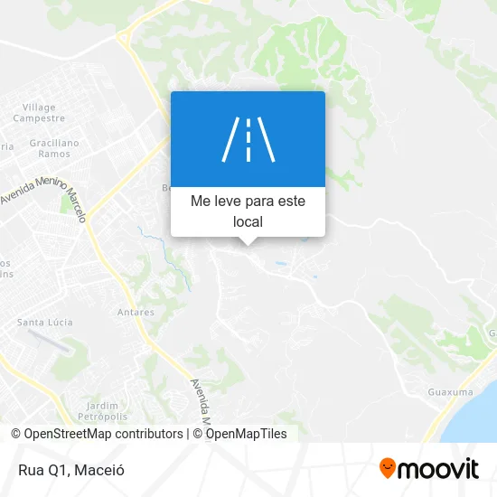 Rua Q1 mapa